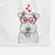 Ted the Wire Fox Terrier Decorative Hand Towel