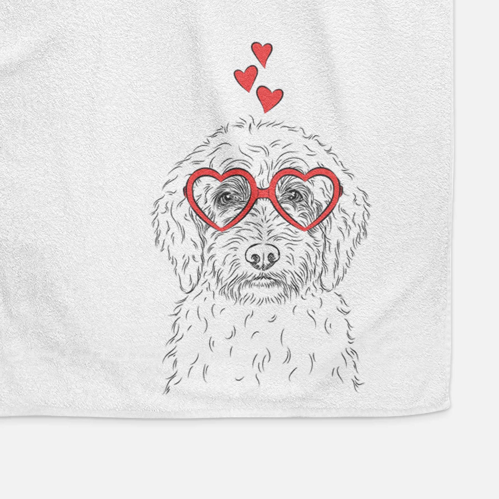Teddy the Labradoodle Decorative Hand Towel