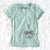 Valentine Teddy the Labradoodle - Women's V-neck Shirt