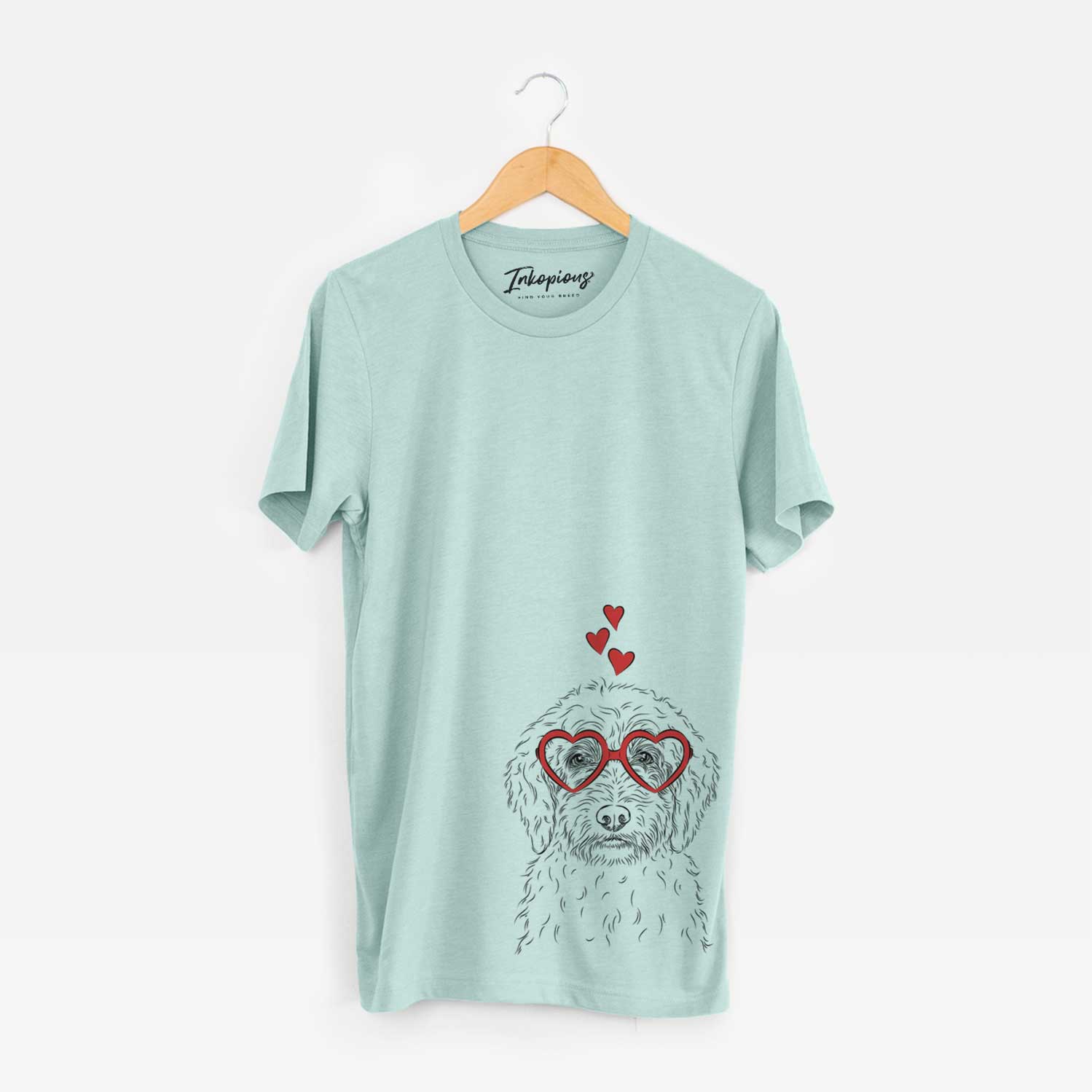 Valentine Teddy the Labradoodle - Unisex Crewneck