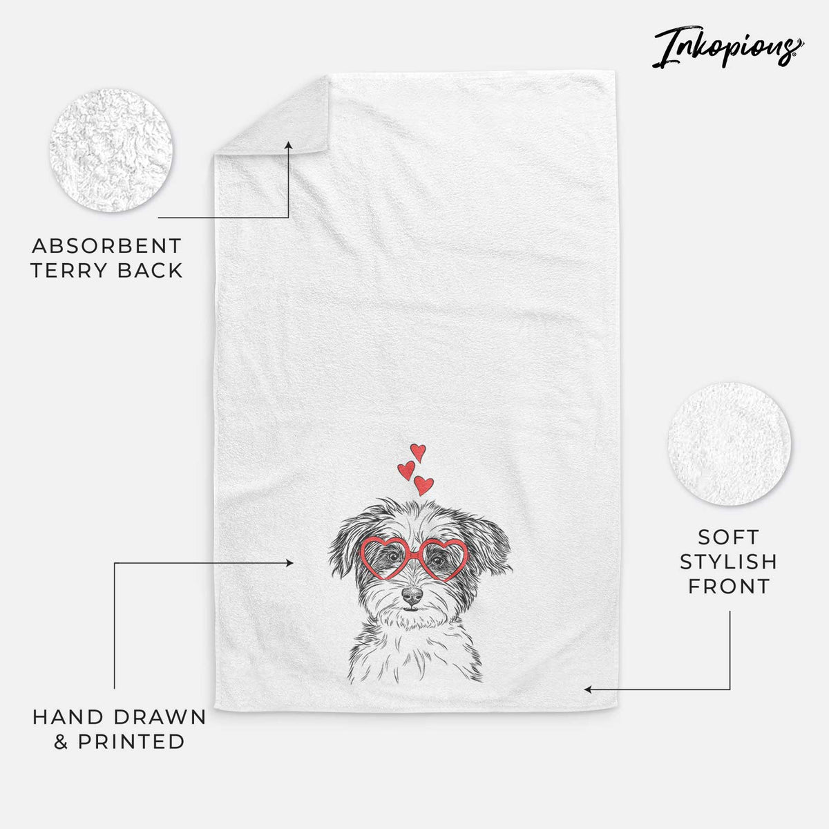 Teddy the Havanese Decorative Hand Towel