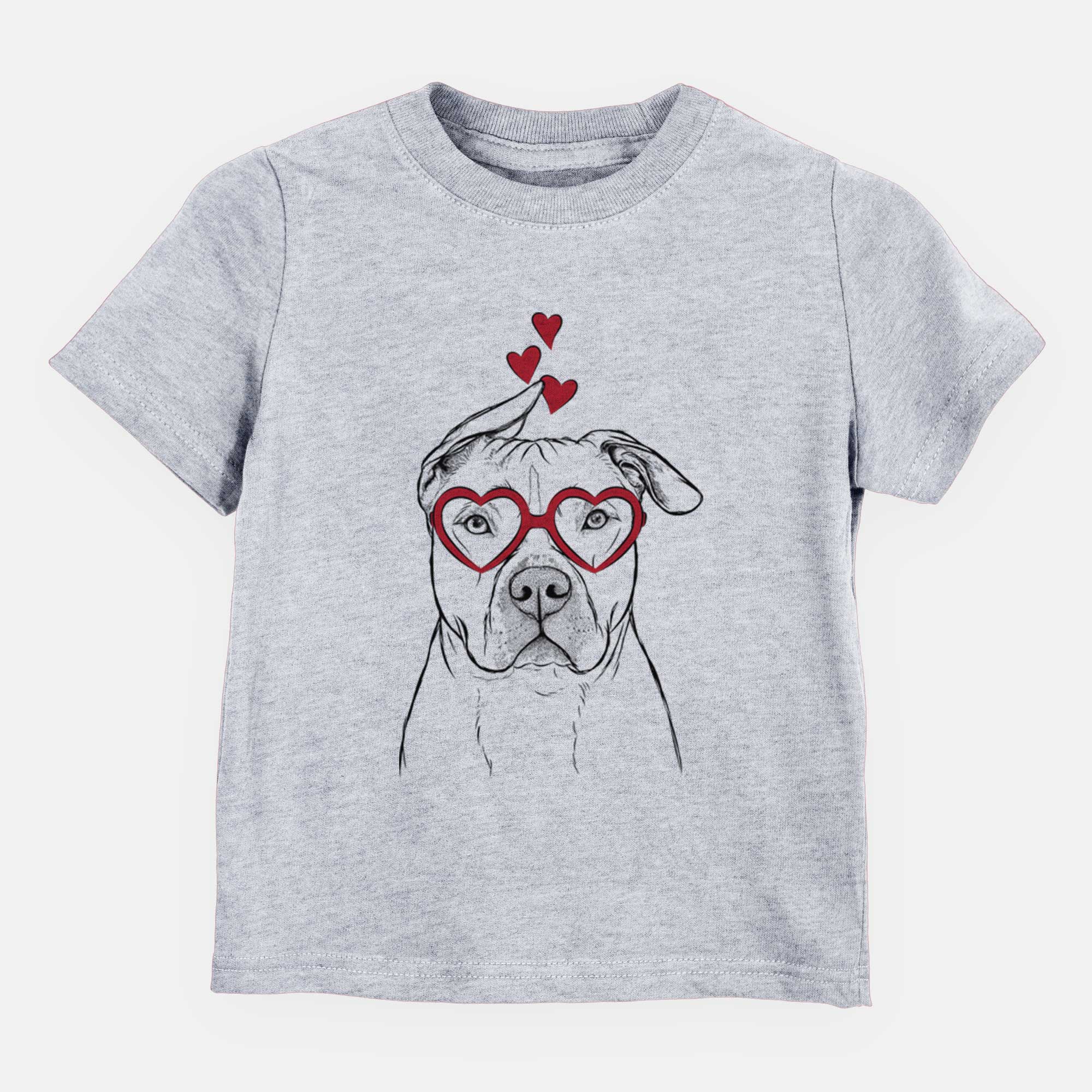 Valentine Teddy Jam the Pitbull - Kids/Youth/Toddler Shirt