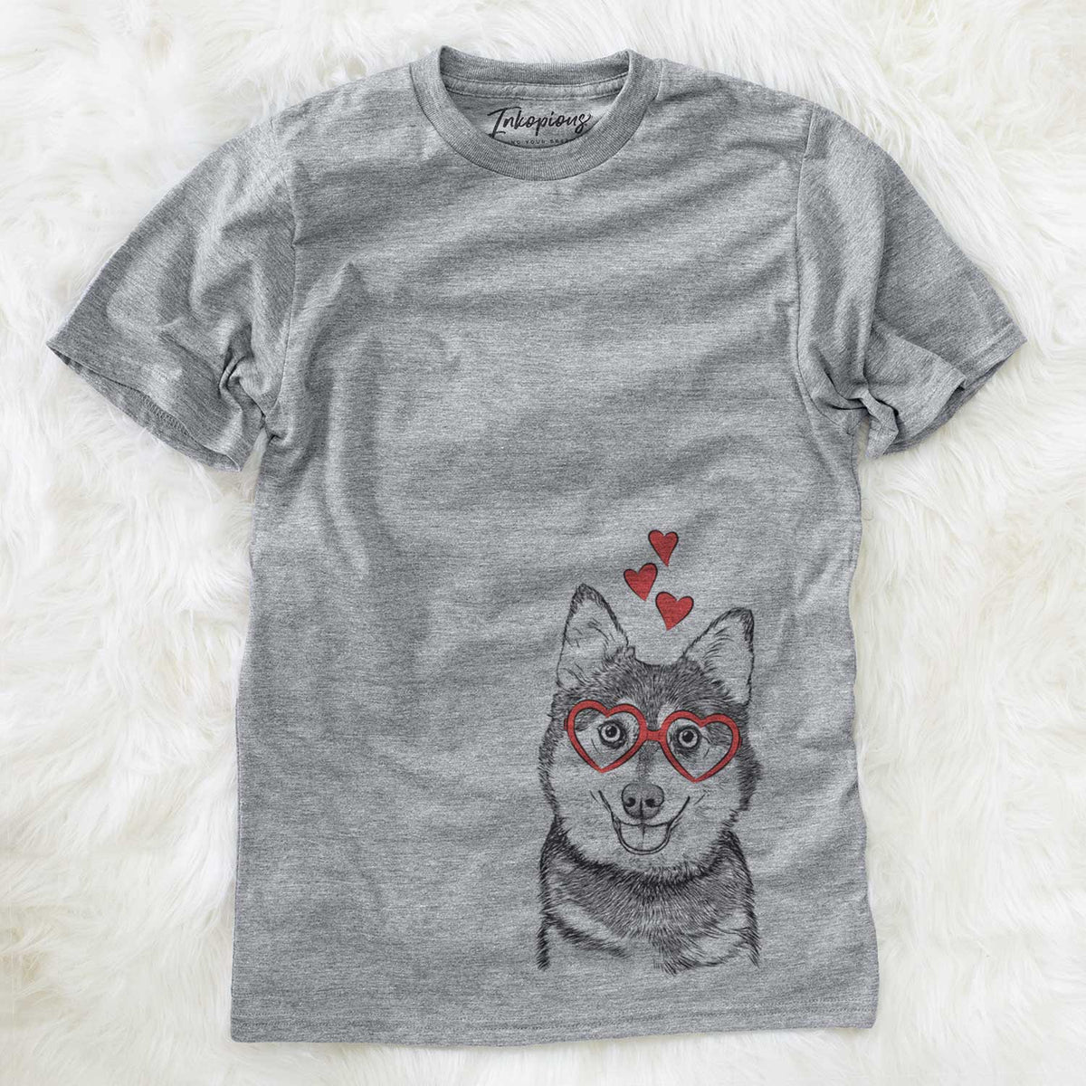 Valentine Tellie the Alaskan Klee Kai - Unisex Crewneck