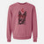 Valentine Tena the German Shepherd - Unisex Pigment Dyed Crew Sweatshirt