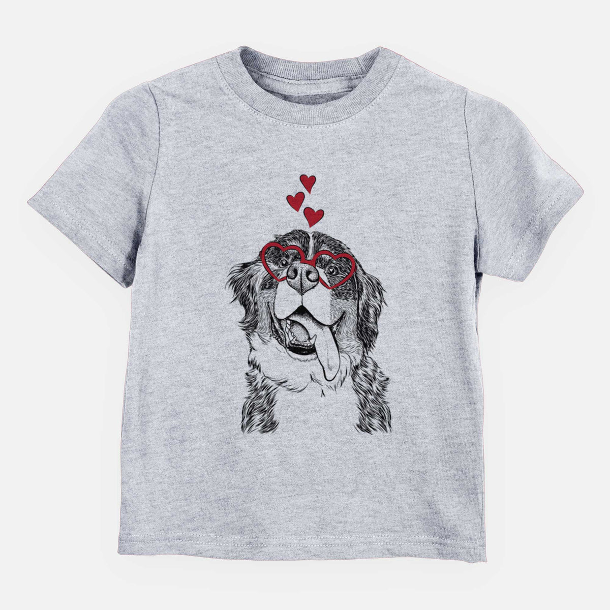 Valentine Theo the Bernese Mountain Dog - Kids/Youth/Toddler Shirt