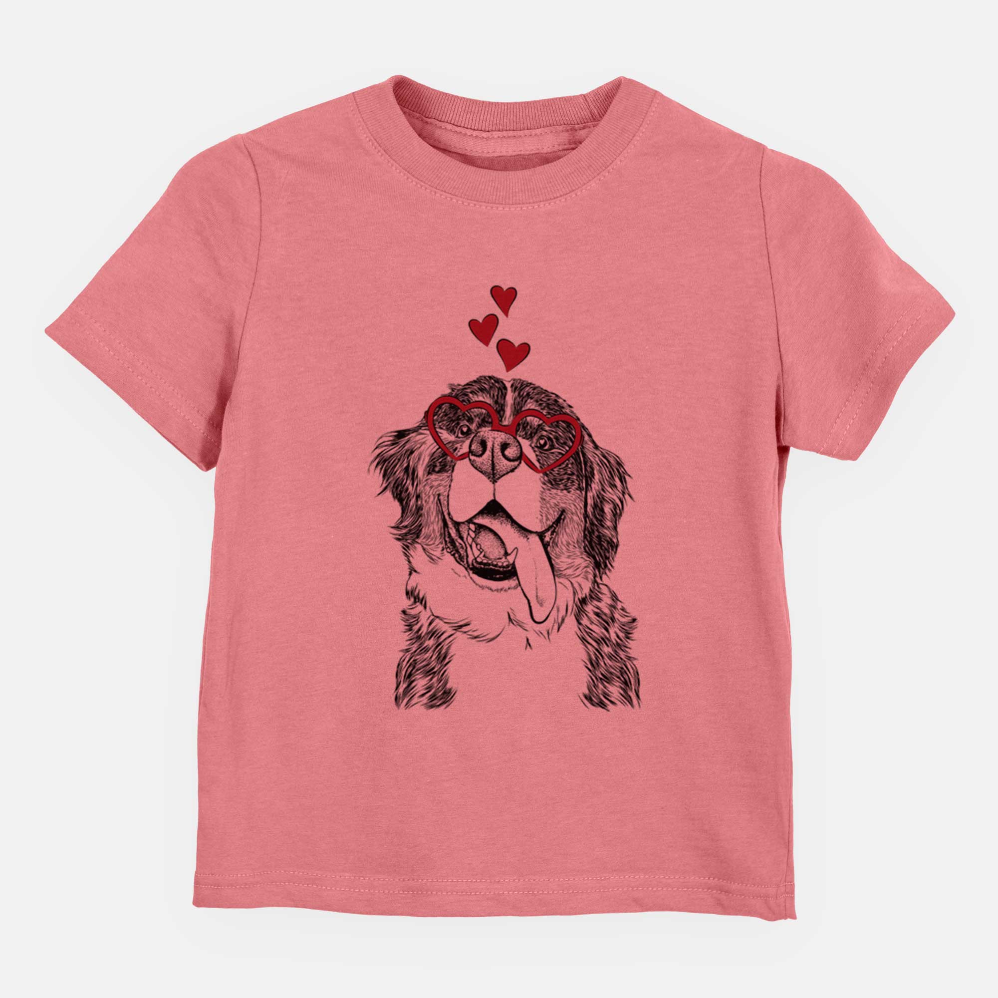 Valentine Theo the Bernese Mountain Dog - Kids/Youth/Toddler Shirt