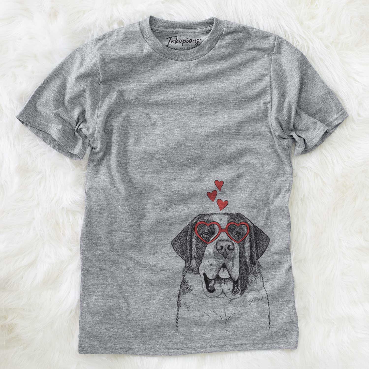 Valentine Thor the Saint Bernard - Unisex Crewneck