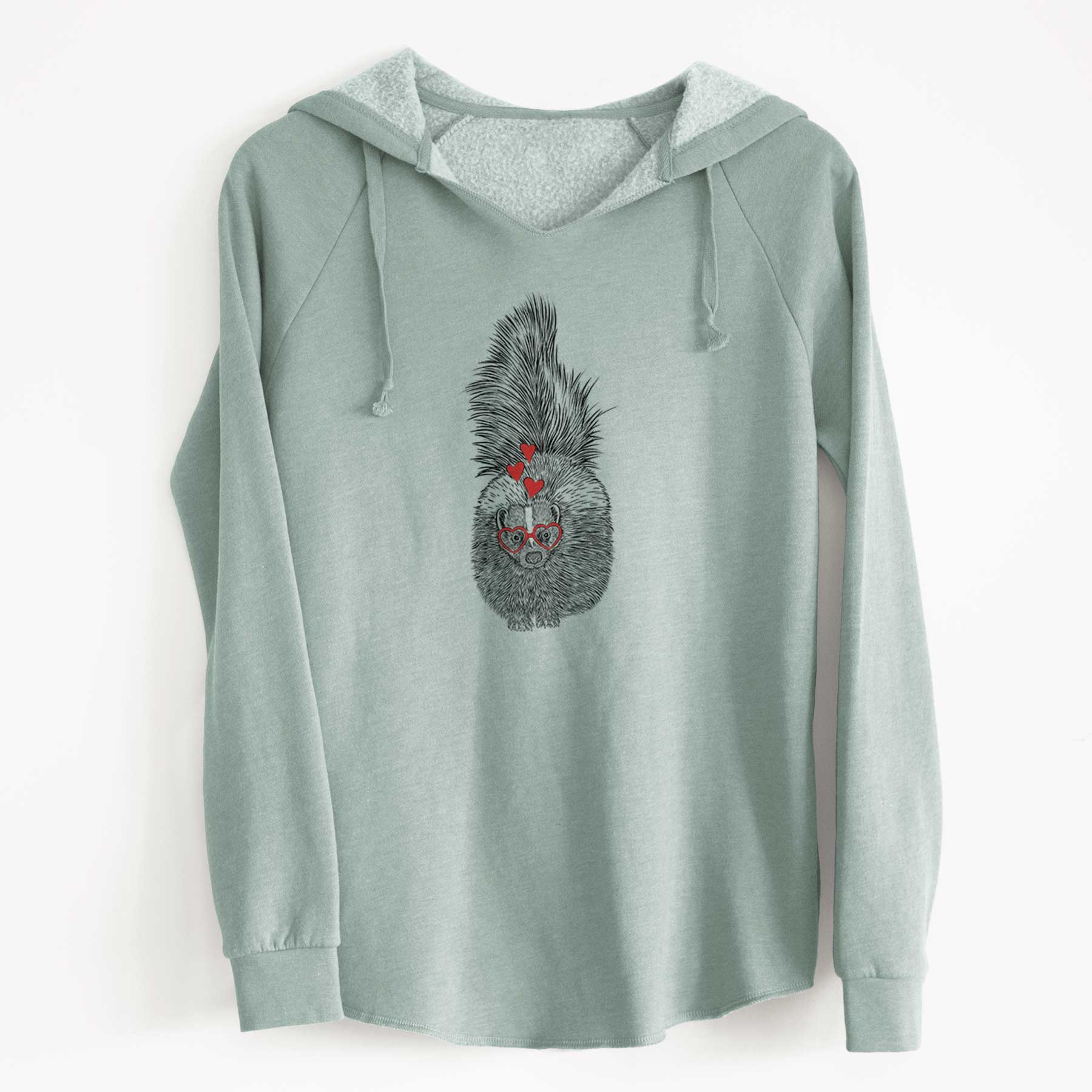 Valentine Tibbs the Skunk - Cali Wave Hooded Sweatshirt