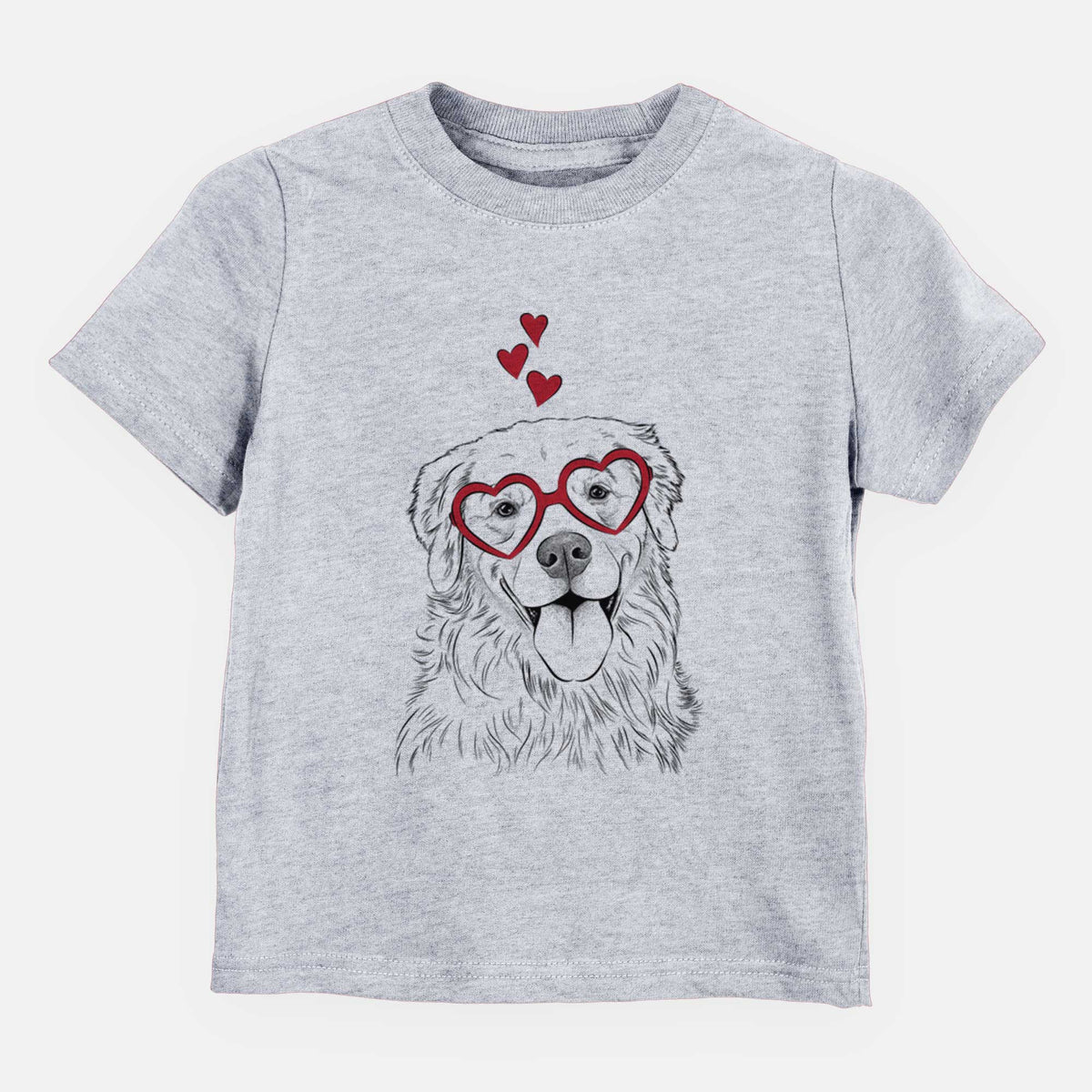 Valentine Ticket the Golden Retriever - Kids/Youth/Toddler Shirt