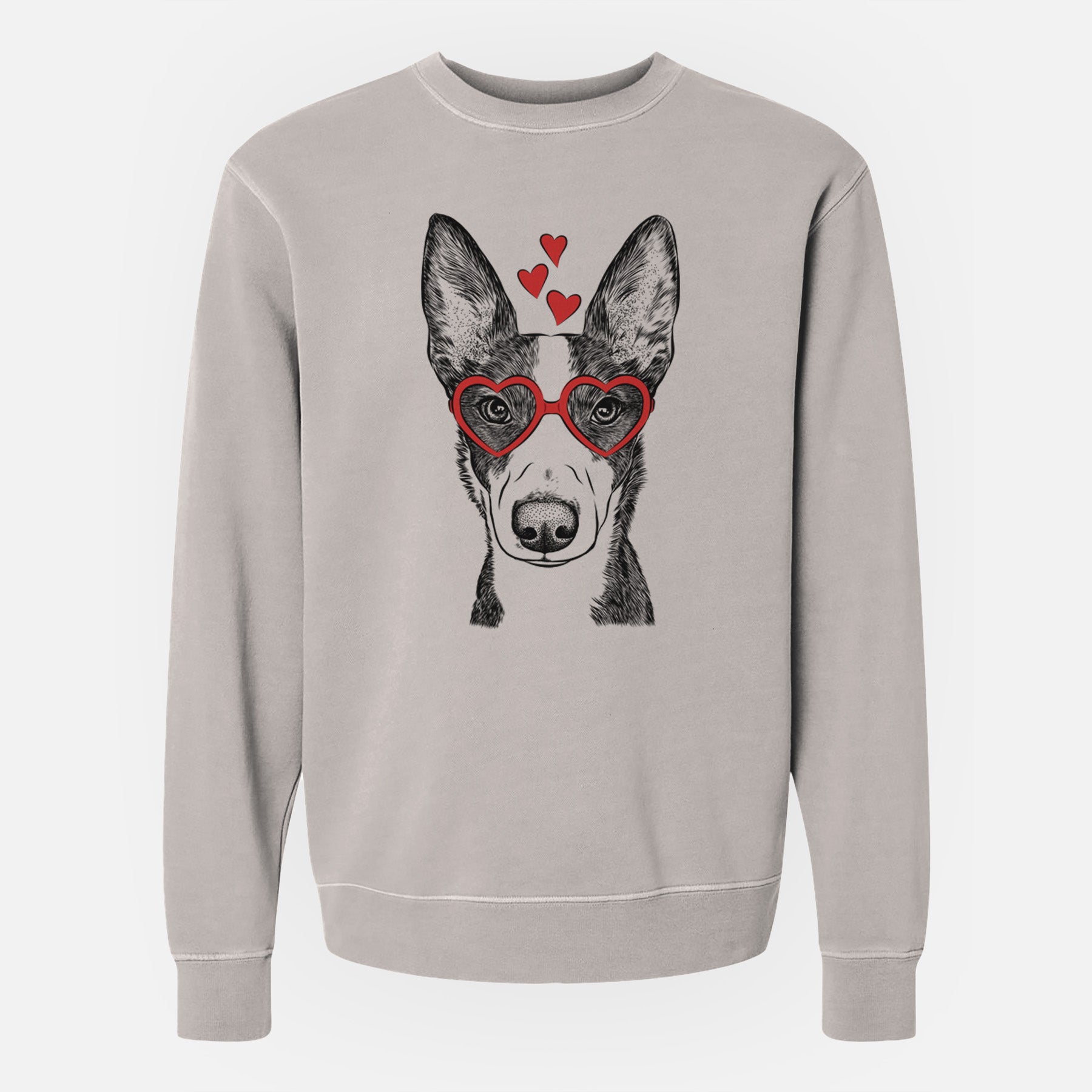 Valentine Tigm the Bippet - Unisex Pigment Dyed Crew Sweatshirt