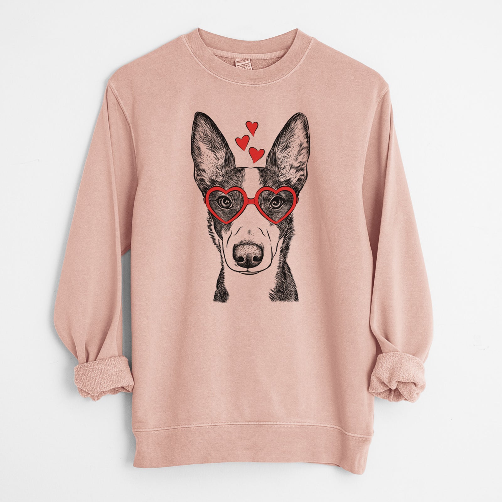 Valentine Tigm the Bippet - Unisex Pigment Dyed Crew Sweatshirt