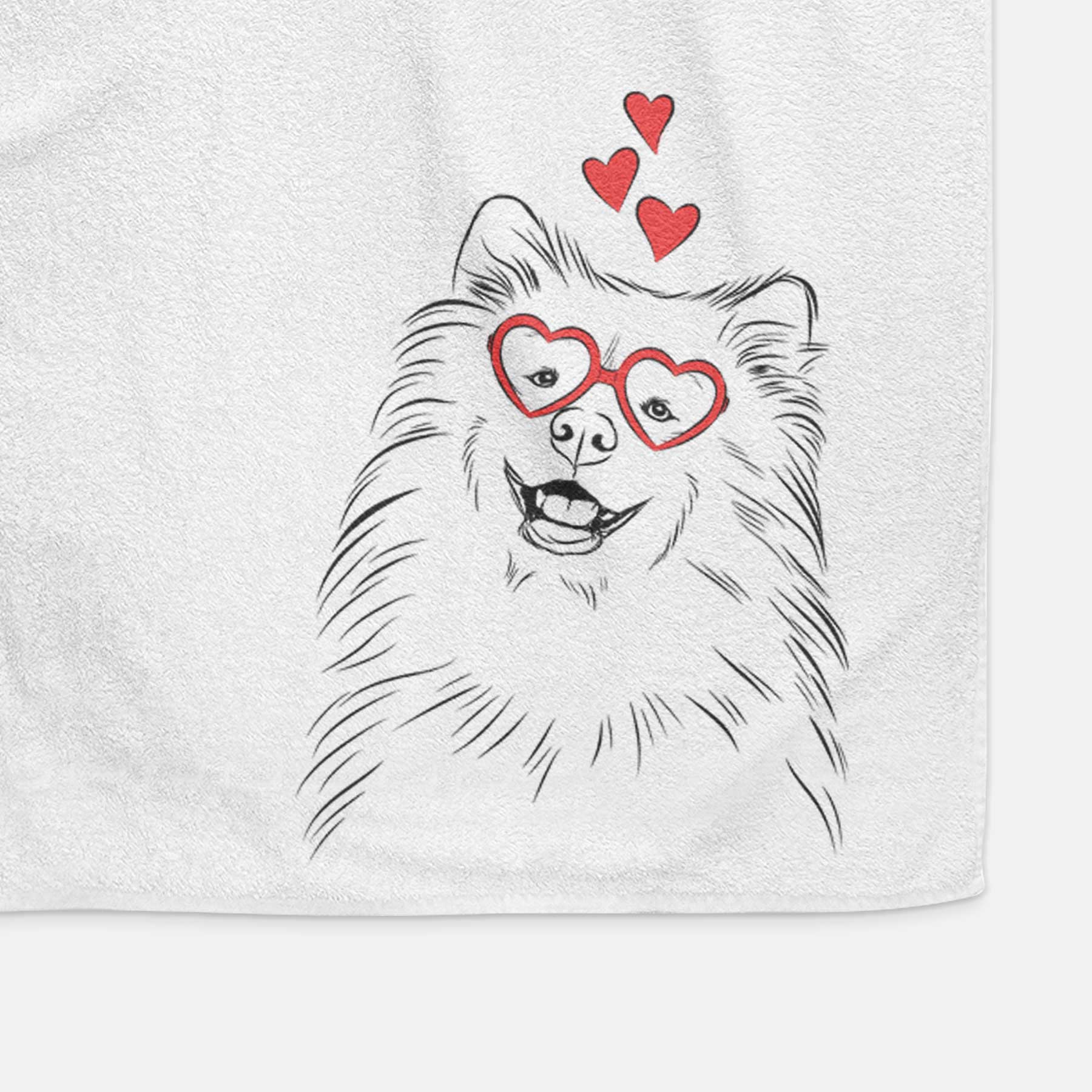 Tillie the Samoyed Decorative Hand Towel