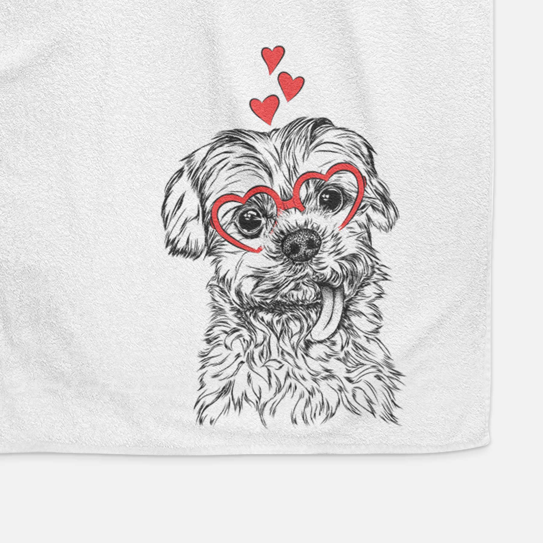 Tiny Titan the Shih Tzu Decorative Hand Towel