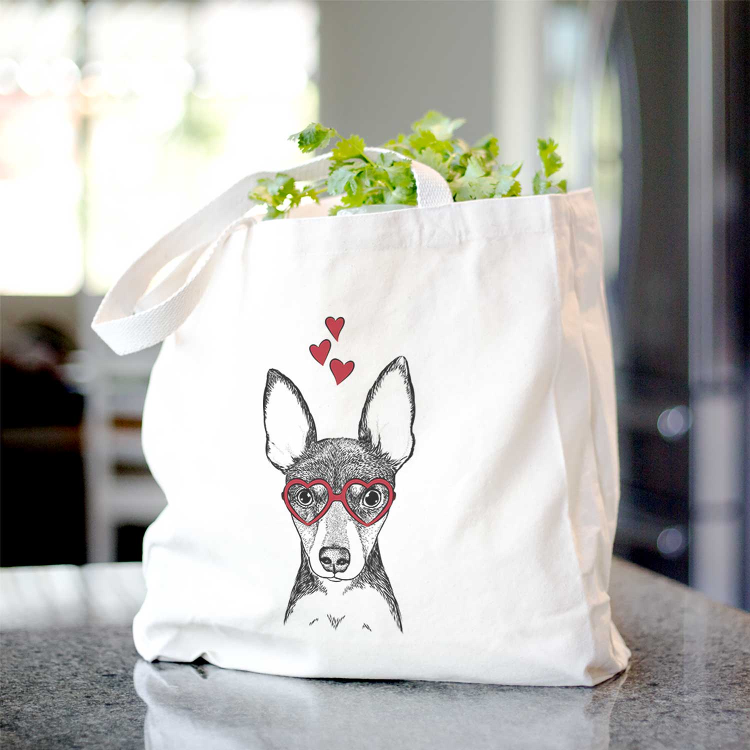 Tiny the Toy Fox Terrier - Tote Bag