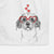 Tiny Tucker the Mixed Breed Decorative Hand Towel