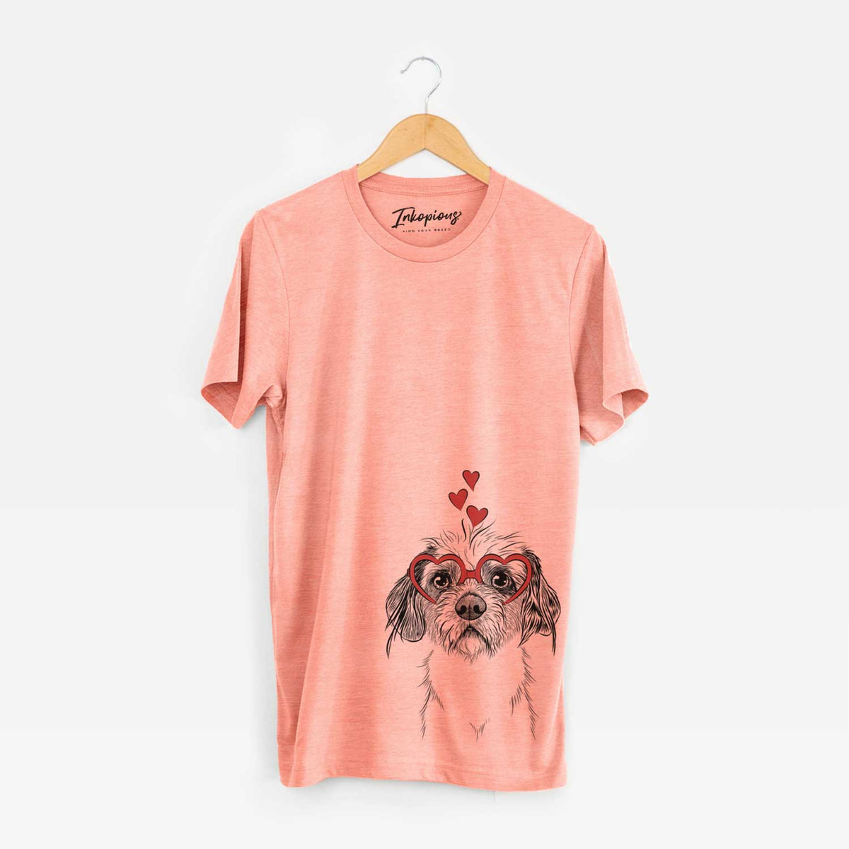 Valentine Tiny Tucker the Mixed Breed - Unisex Crewneck