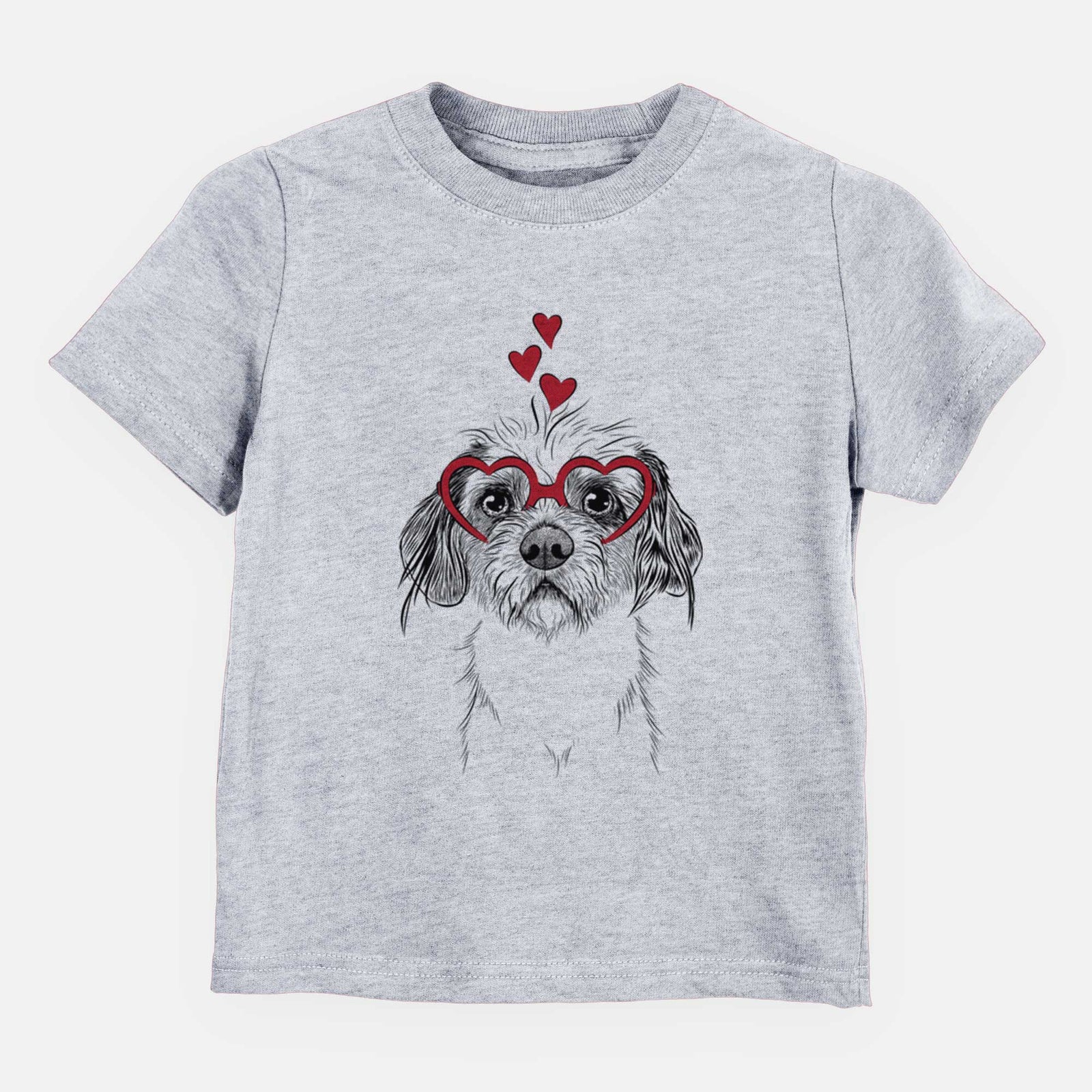 Valentine Tiny Tucker the Mixed Breed - Kids/Youth/Toddler Shirt