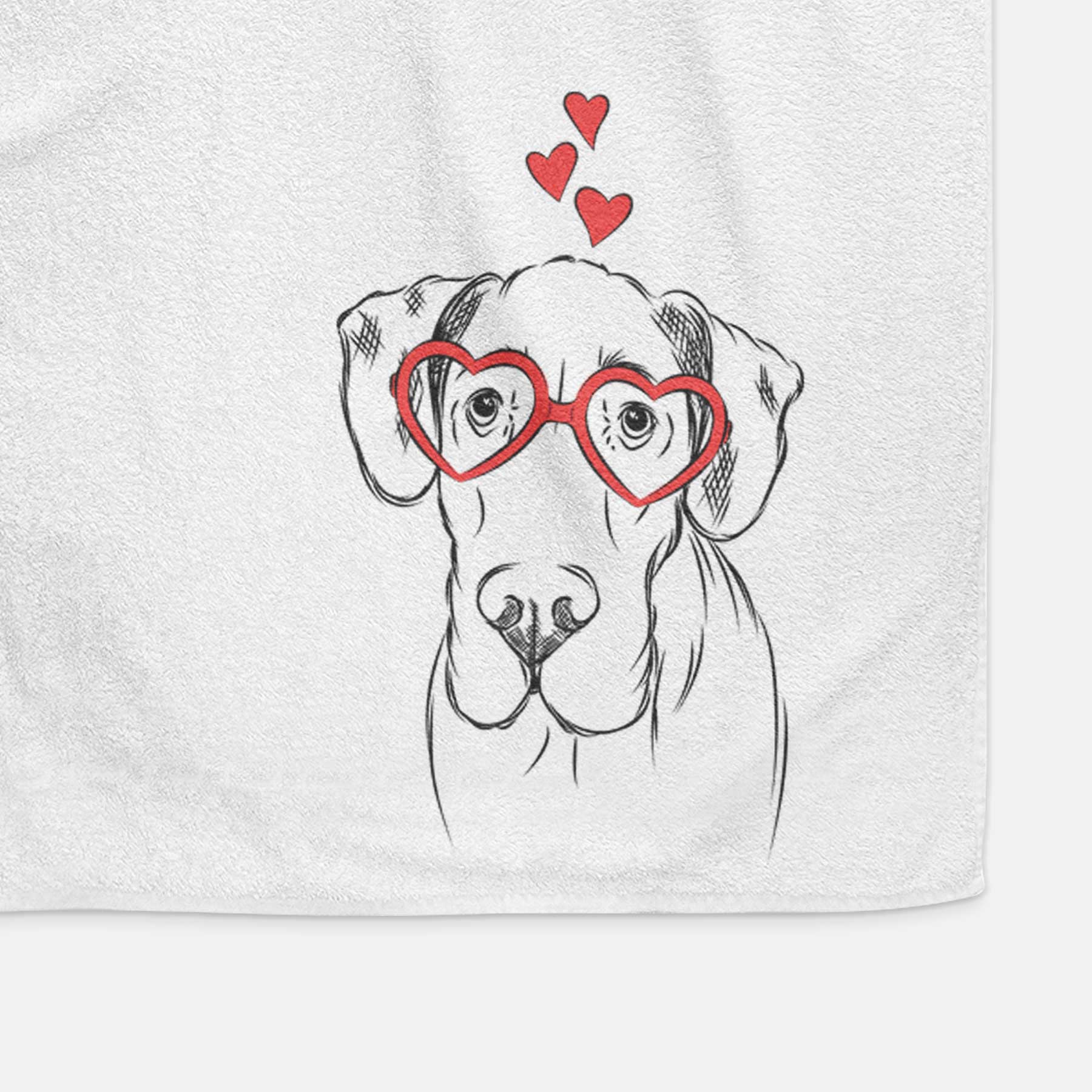 Titus the Great Dane Decorative Hand Towel