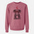 Valentine Tobes the Chocolate Lab - Unisex Pigment Dyed Crew Sweatshirt