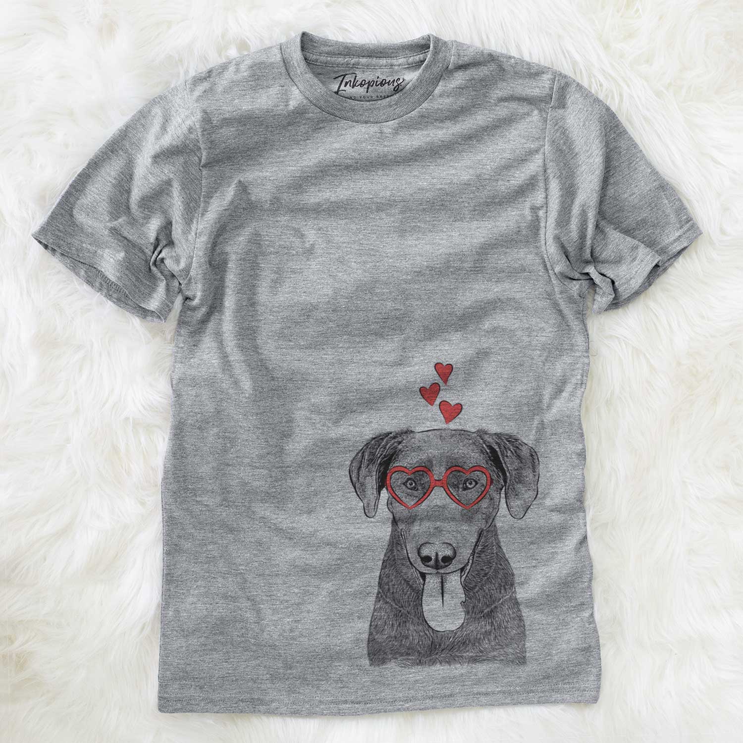 Valentine Tobes the Chocolate Lab - Unisex Crewneck