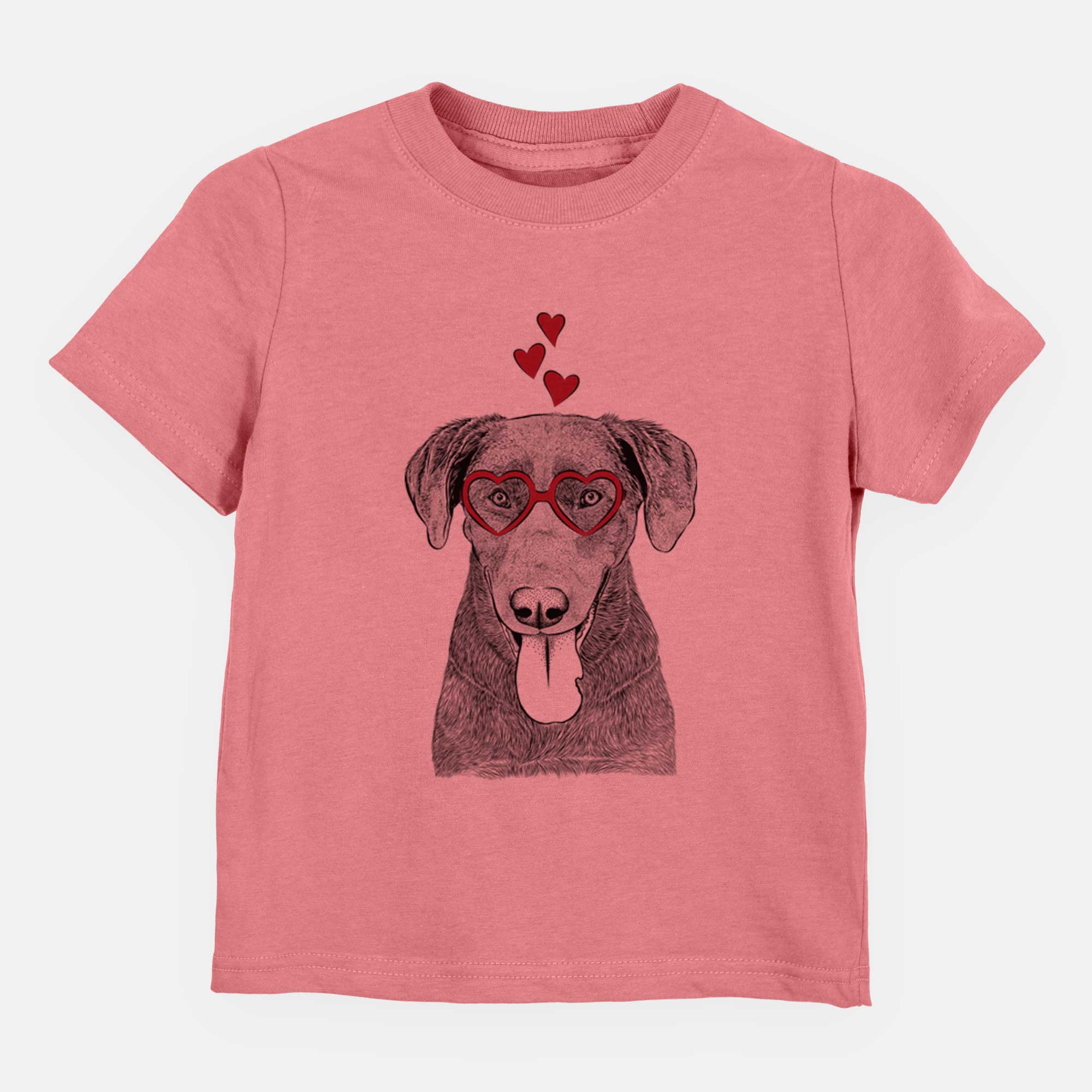 Valentine Tobes the Chocolate Lab - Kids/Youth/Toddler Shirt