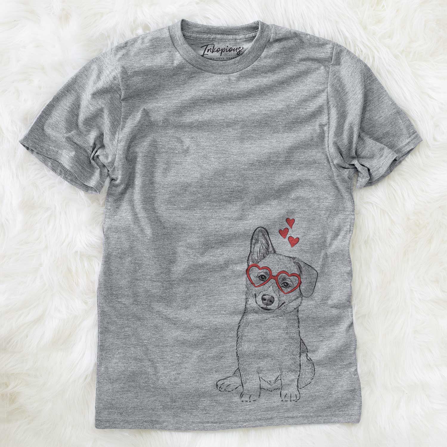 Valentine Toby the Corgi Puppy - Unisex Crewneck