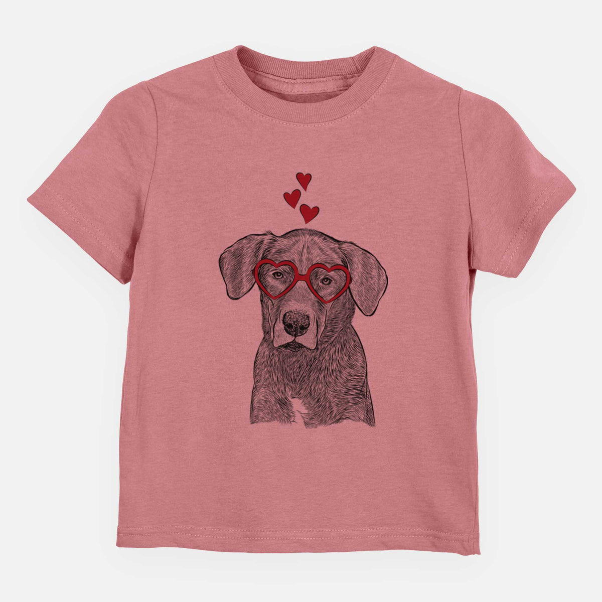Valentine Tom the Lab Dane Mix - Kids/Youth/Toddler Shirt
