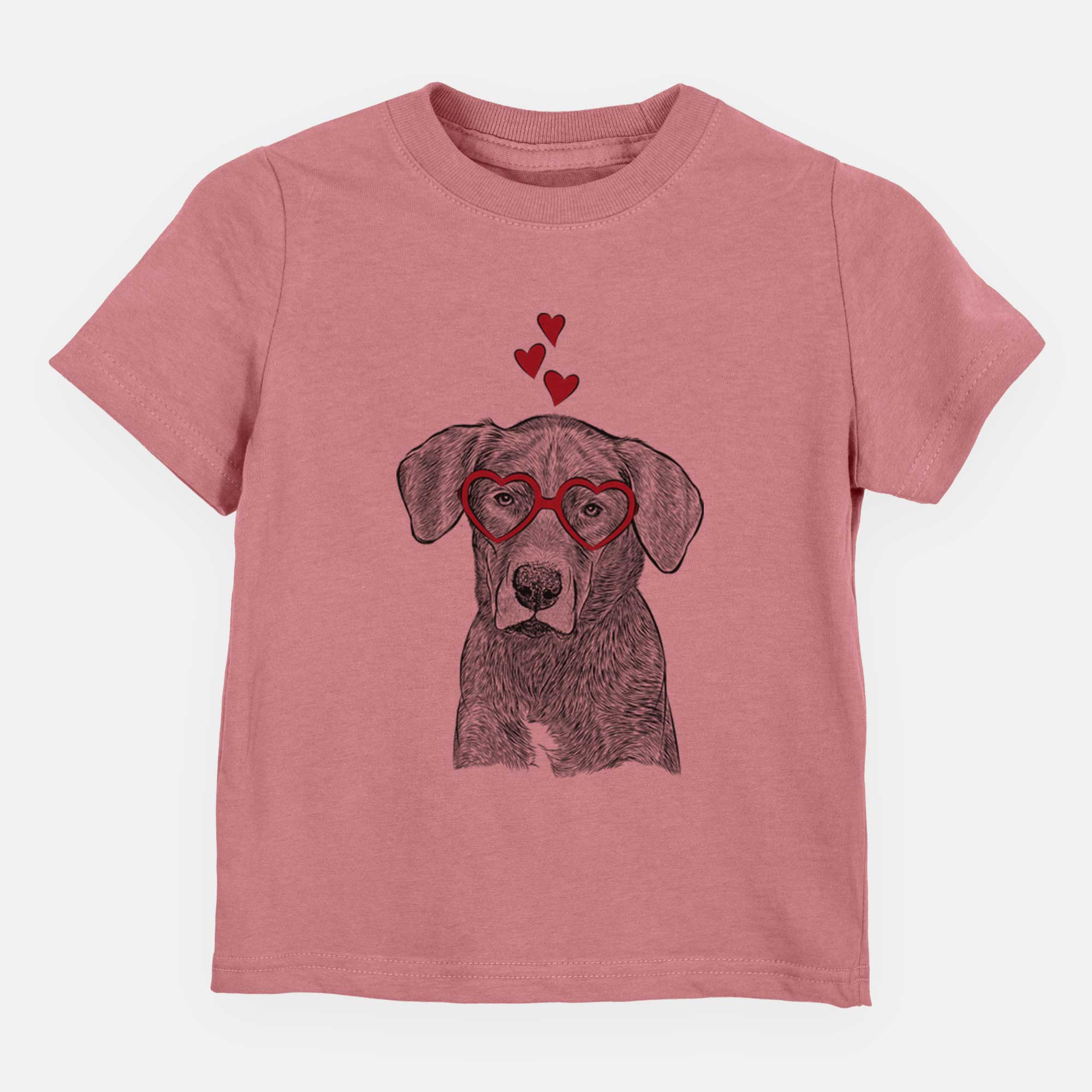 Valentine Tom the Lab Dane Mix - Kids/Youth/Toddler Shirt
