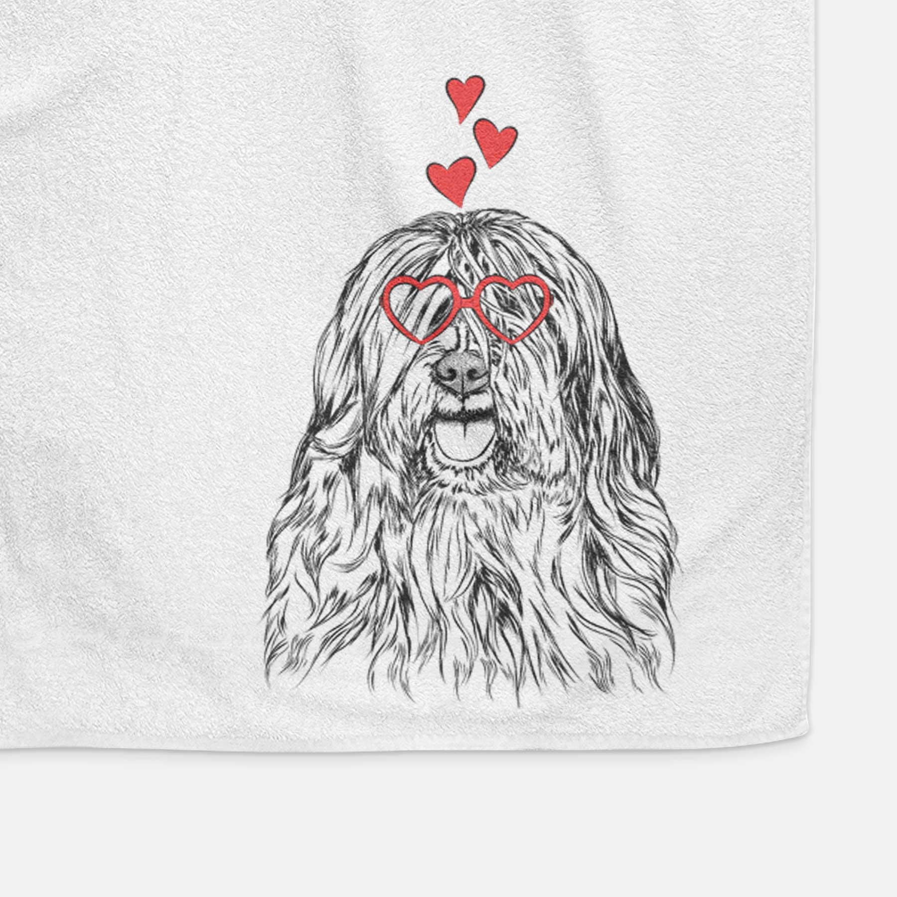 Trinket the Tibetan Terrier Decorative Hand Towel