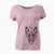 Valentine Trooper the German Shepherd - Women's V-neck Shirt