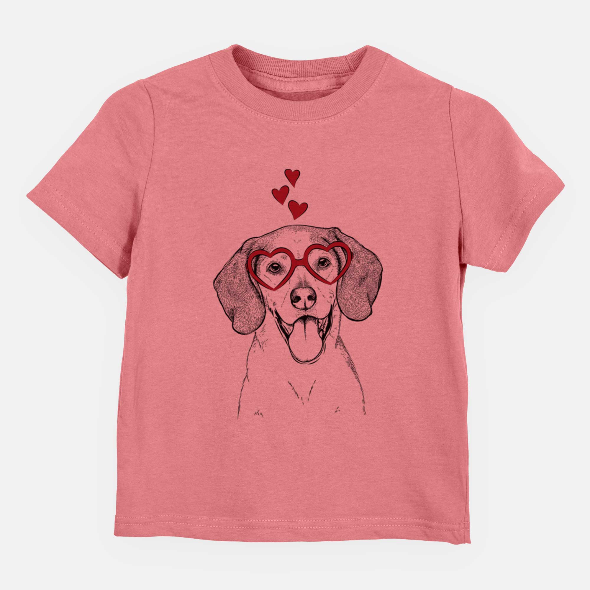 Valentine Trooper the Hound Mix - Kids/Youth/Toddler Shirt