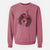 Valentine Truman the Cavalier King Charles Spaniel - Unisex Pigment Dyed Crew Sweatshirt