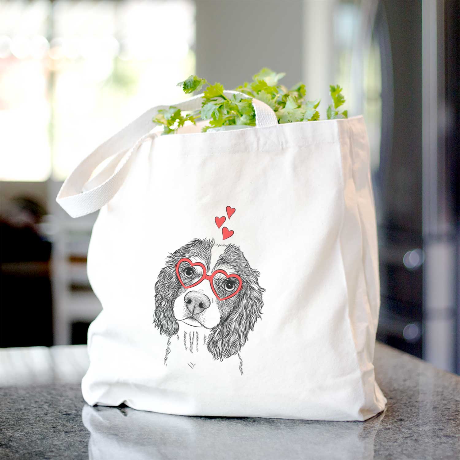 Truman the Cavalier King Charles Spaniel - Tote Bag