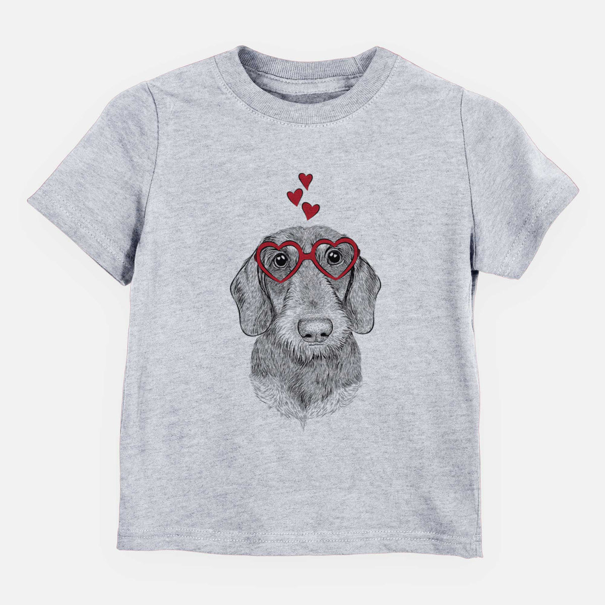 Valentine Truman the Wirehaired Dachshund - Kids/Youth/Toddler Shirt