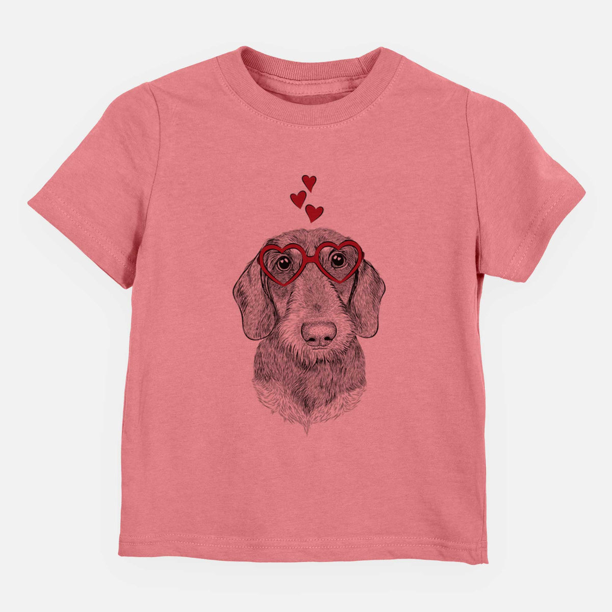 Valentine Truman the Wirehaired Dachshund - Kids/Youth/Toddler Shirt