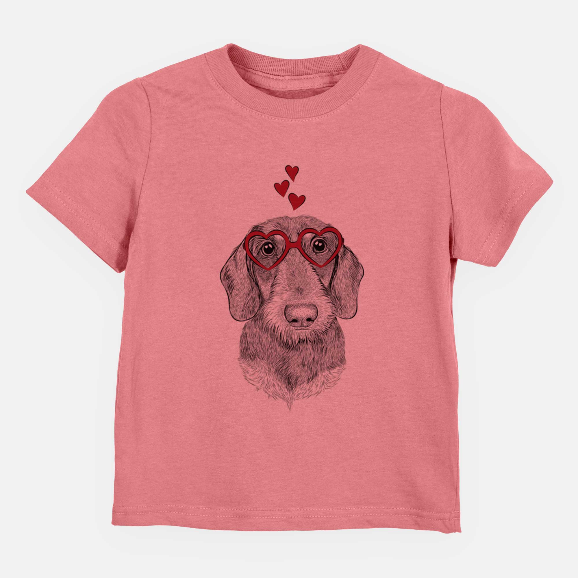 Valentine Truman the Wirehaired Dachshund - Kids/Youth/Toddler Shirt