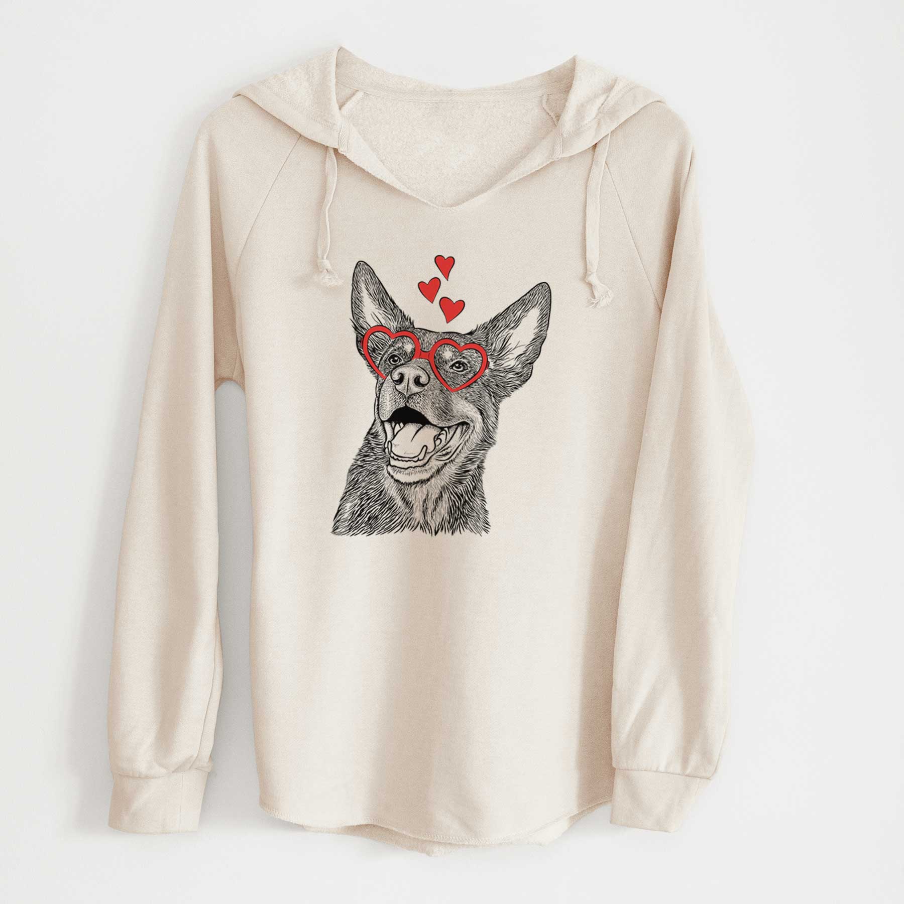 Valentine Tucker the Australian Kelpie - Cali Wave Hooded Sweatshirt