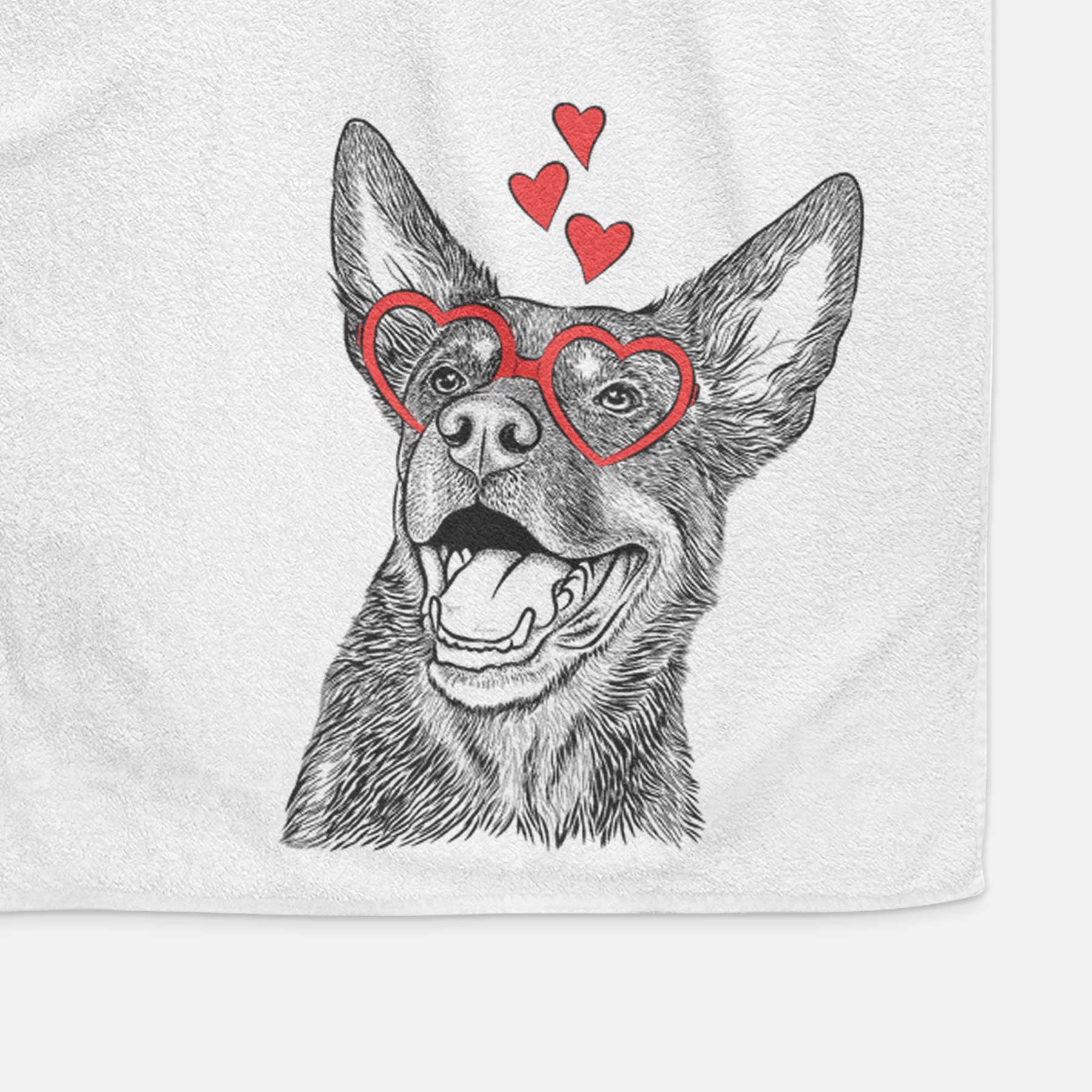 Tucker the Australian Kelpie Decorative Hand Towel