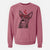 Valentine Tucker the Australian Kelpie - Unisex Pigment Dyed Crew Sweatshirt