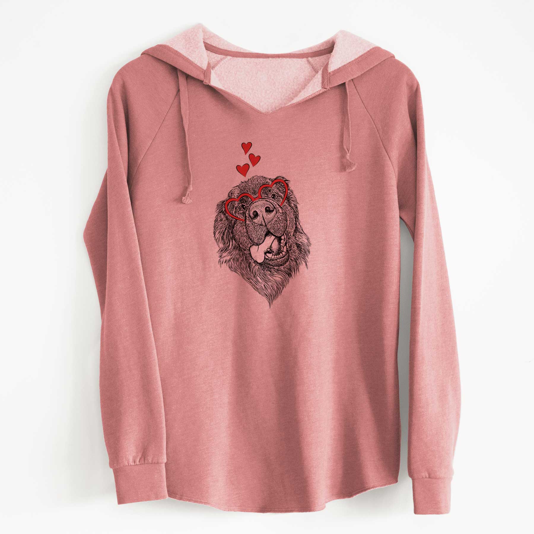 Valentine Tuna the Newfoundland - Cali Wave Hooded Sweatshirt