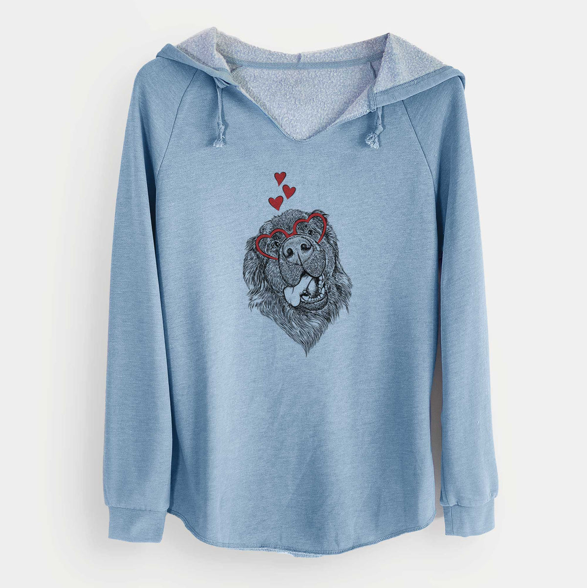 Valentine Tuna the Newfoundland - Cali Wave Hooded Sweatshirt