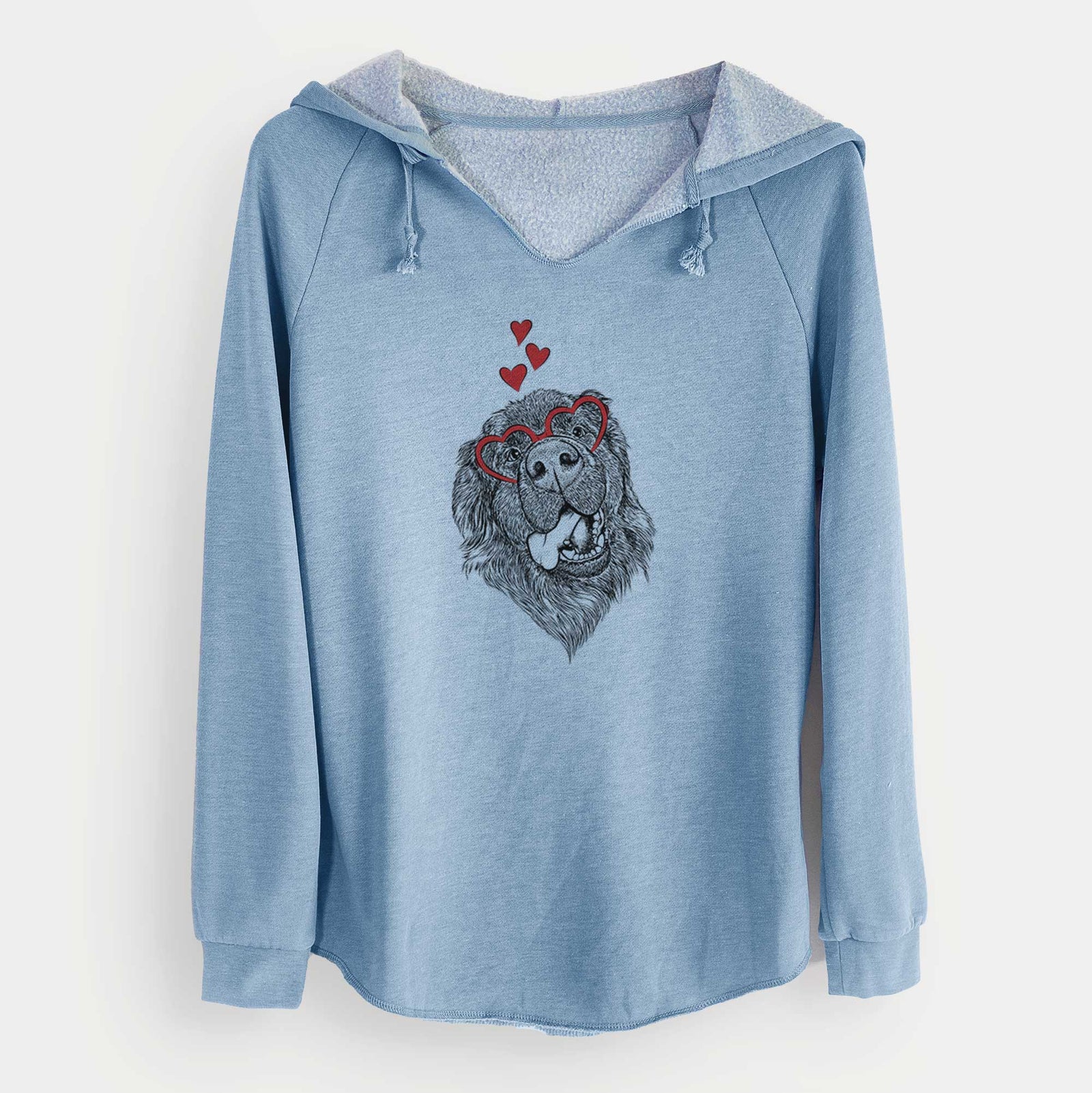 Valentine Tuna the Newfoundland - Cali Wave Hooded Sweatshirt