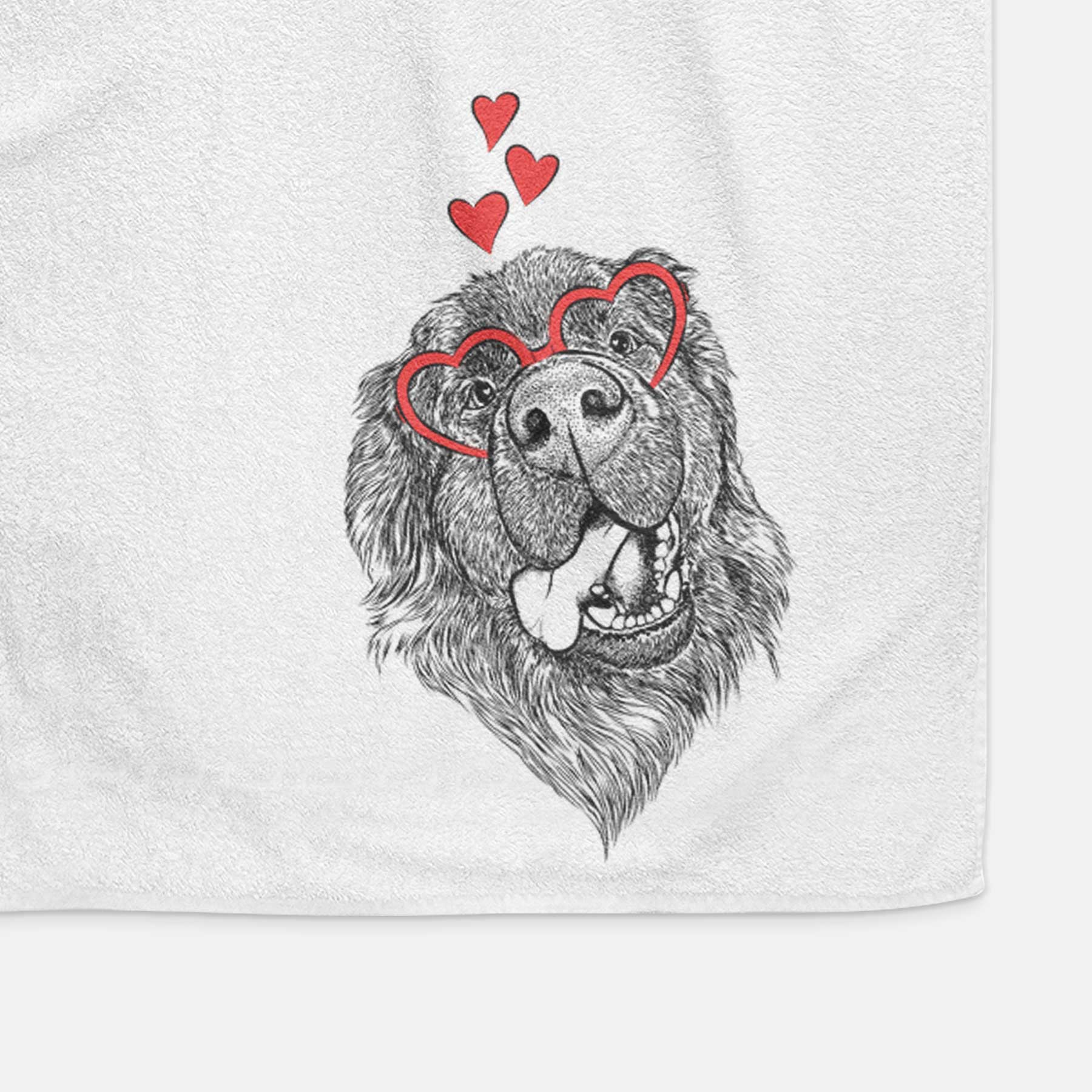 Tuna the Newfoundland Decorative Hand Towel