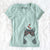 Valentine Tux the Tuxedo Cat - Women's V-neck Shirt