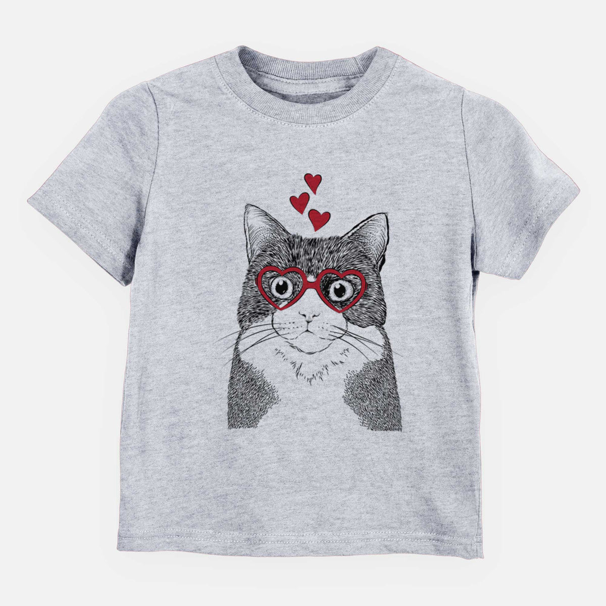 Valentine Tux the Tuxedo Cat - Kids/Youth/Toddler Shirt