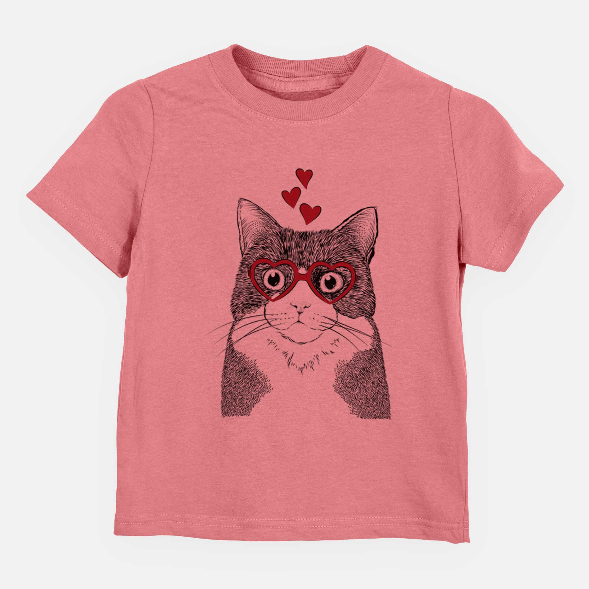 Valentine Tux the Tuxedo Cat - Kids/Youth/Toddler Shirt