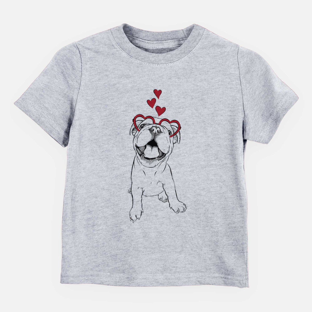 Valentine Tyke the English Bulldog - Kids/Youth/Toddler Shirt