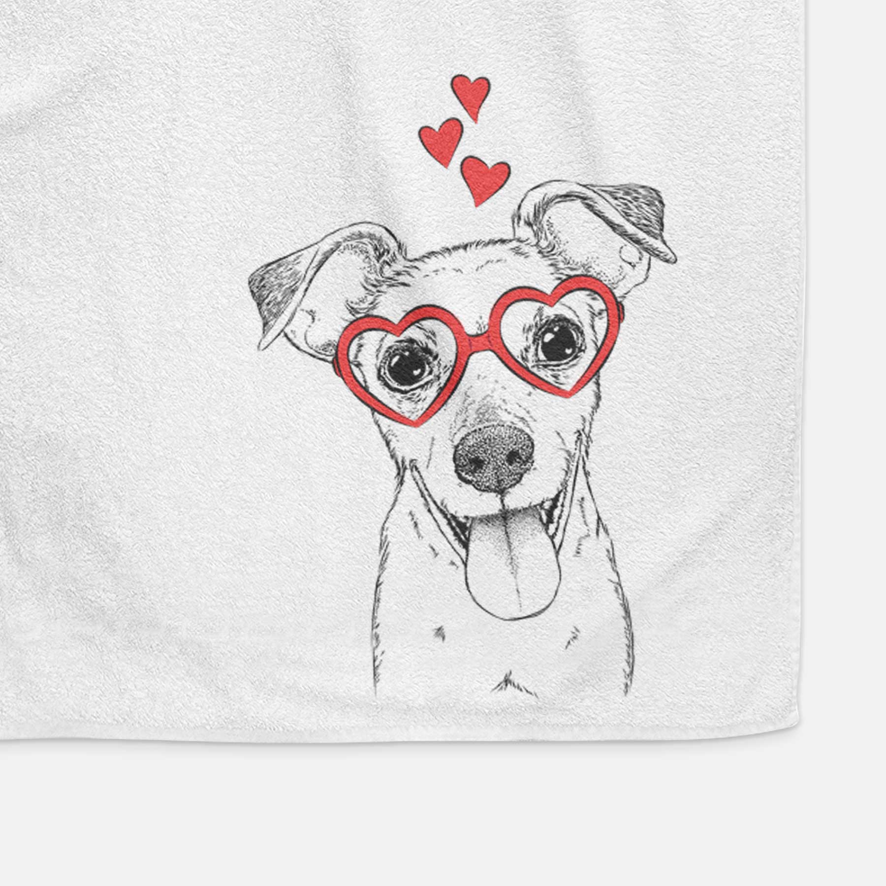 Tyler the Mixed Breed Decorative Hand Towel