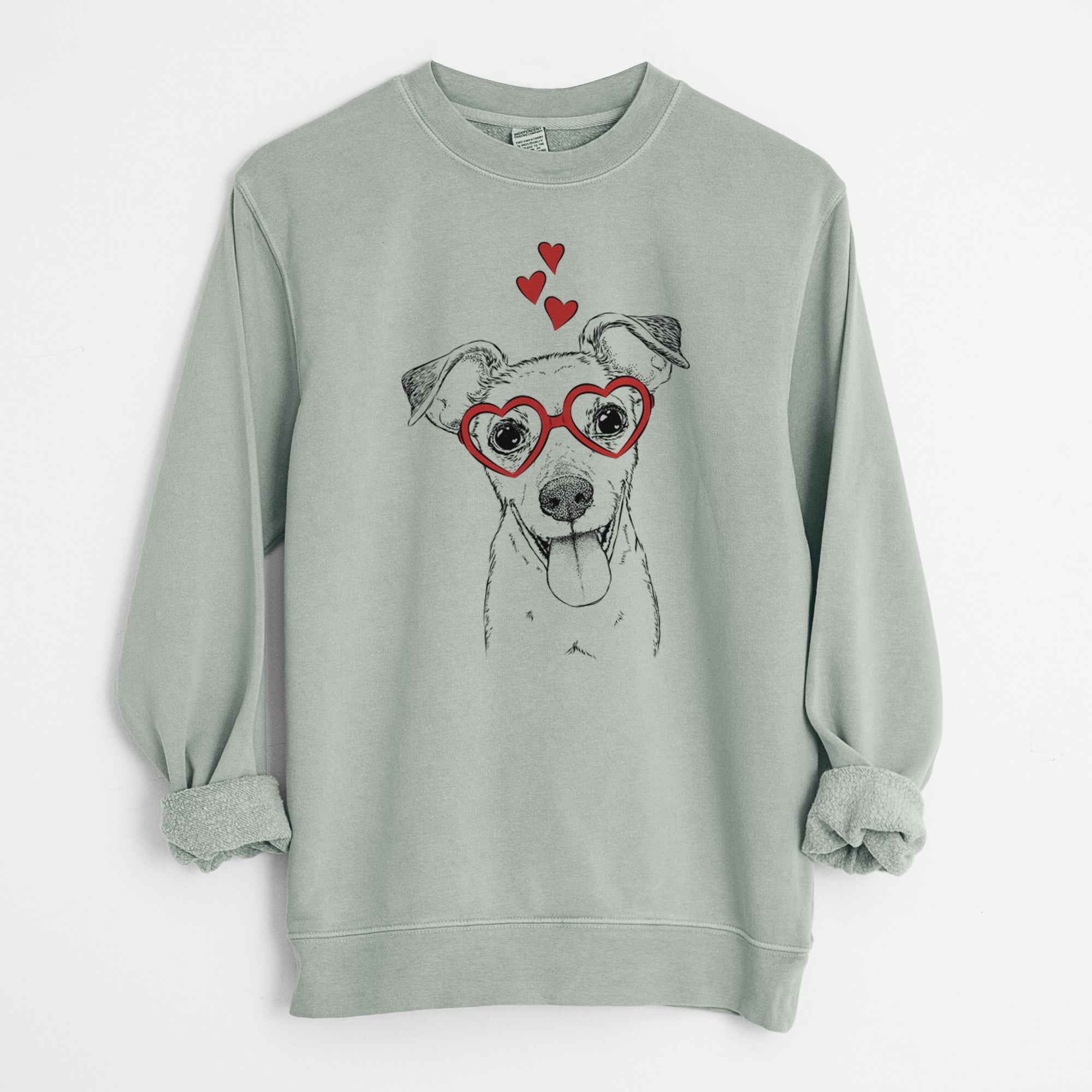 Valentine Tyler the Mixed Breed - Unisex Pigment Dyed Crew Sweatshirt