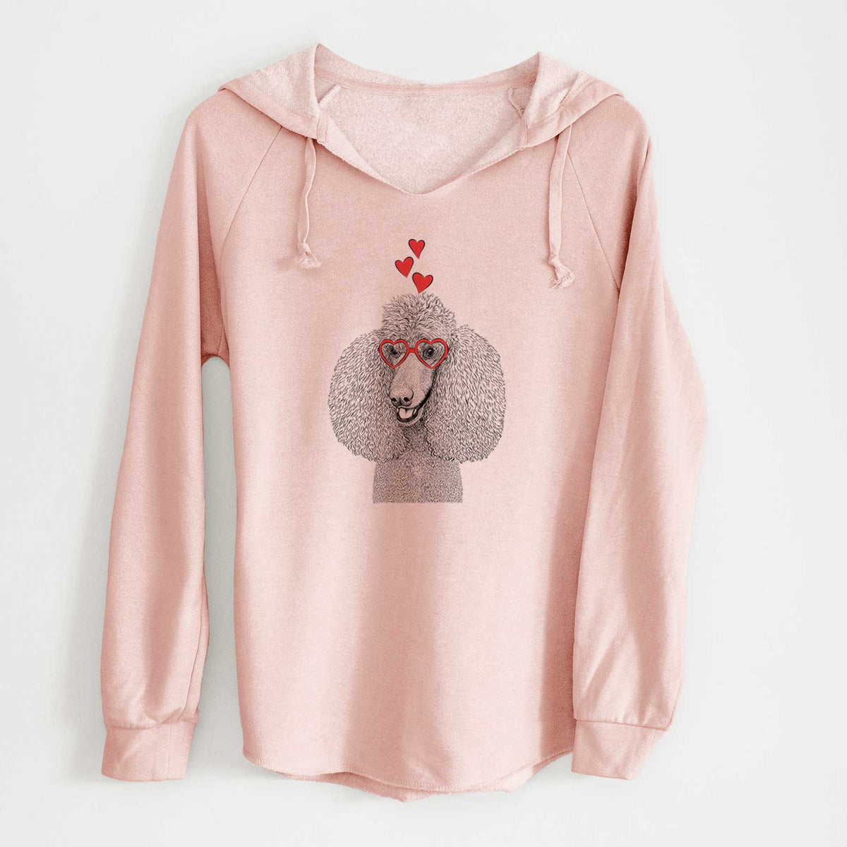 Valentine Uncle Tucker the Poodle - Cali Wave Hooded Sweatshirt